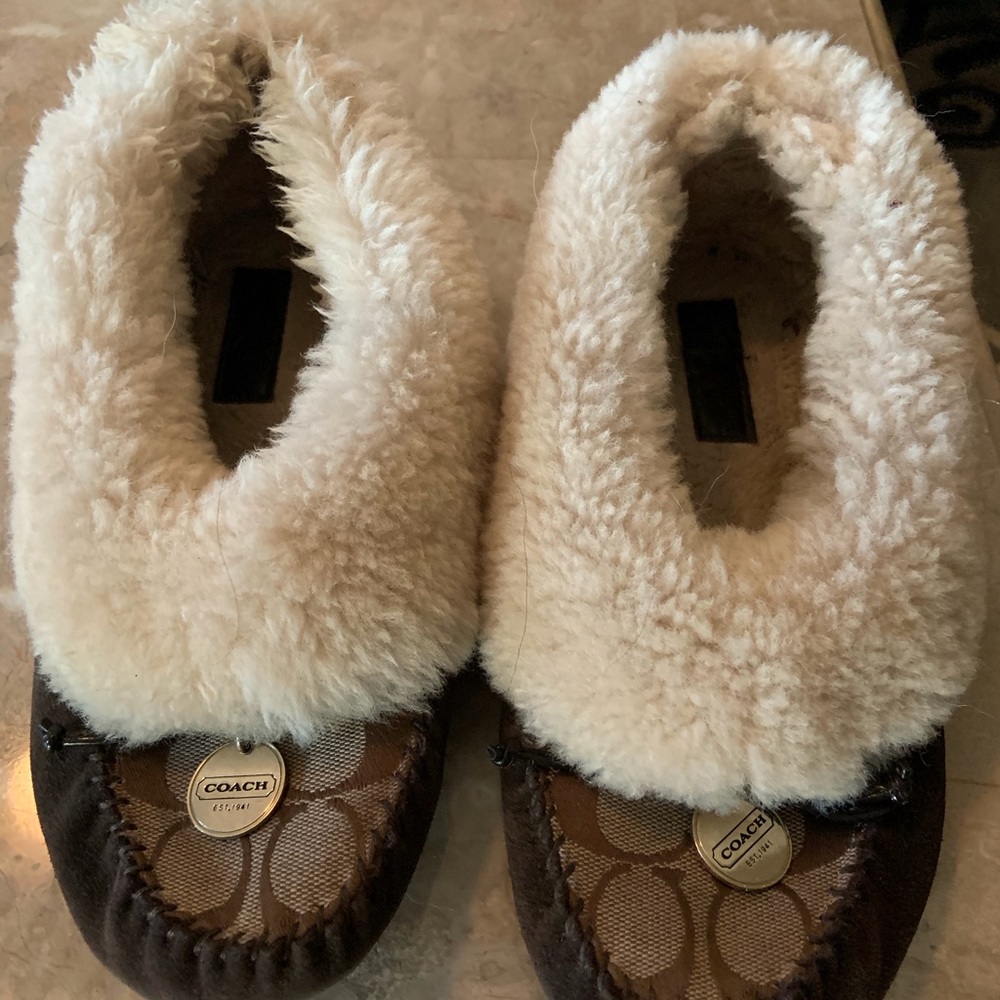 Coach slippers
